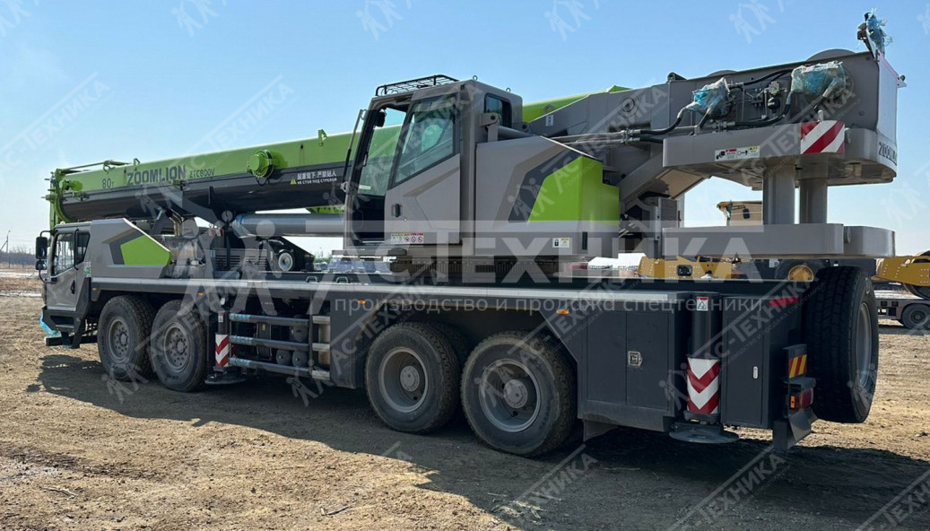 Автокран ZOOMLION ZTC800V552.1T, 8х4, 80 т Автокран ZOOMLION ZTC800V552.1T, 8х4, 80 т