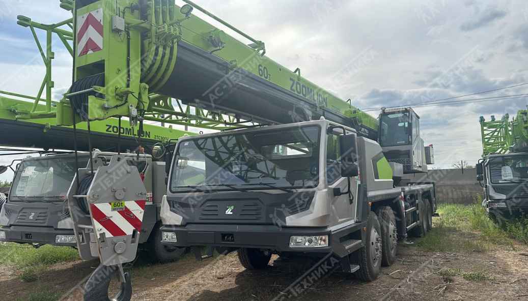 Автокран ZOOMLION ZTC600V, 8х4, 60 т Автокран ZOOMLION ZTC600V, 8х4, 60 т